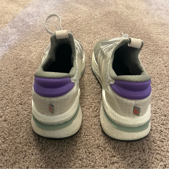 Adidas X_PLRBOOST Running Shoes Aluminum and Purple Rush Men’s Size 11.5 main image 6